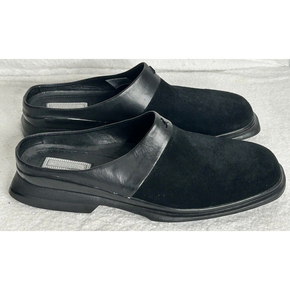 Rare Vintage Air Jordan Noir Black Suede Leather Slides Loafers Size 12 Wedding